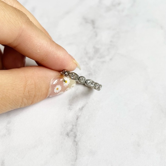 Pandora Crystal Eternity Band Ring - Picture 2 of 2